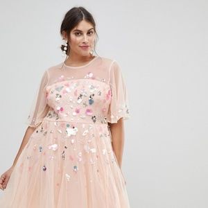 Holo Iridescent New Year Sequin Embellished Dress